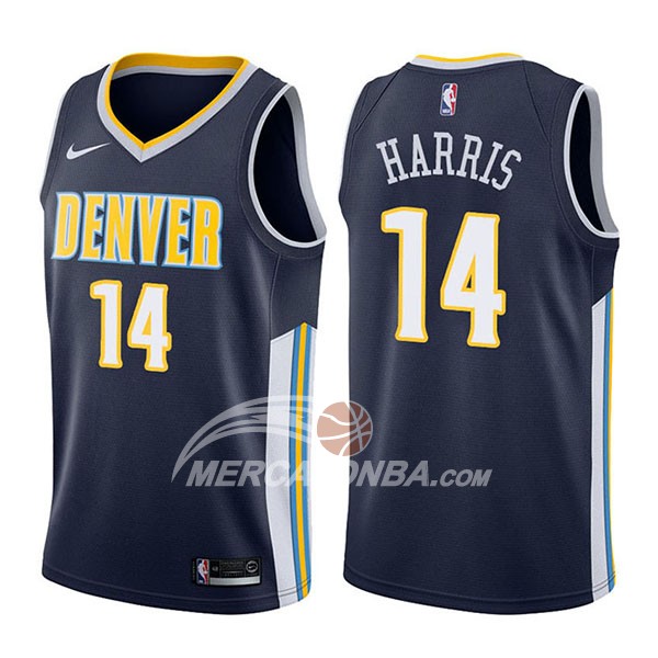 Maglia NBA Denver Nuggets Gary Harris Icon 2017-18 Blu